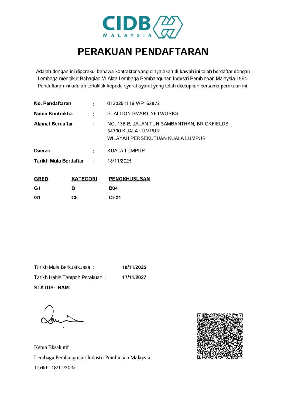 CIDB Certificate